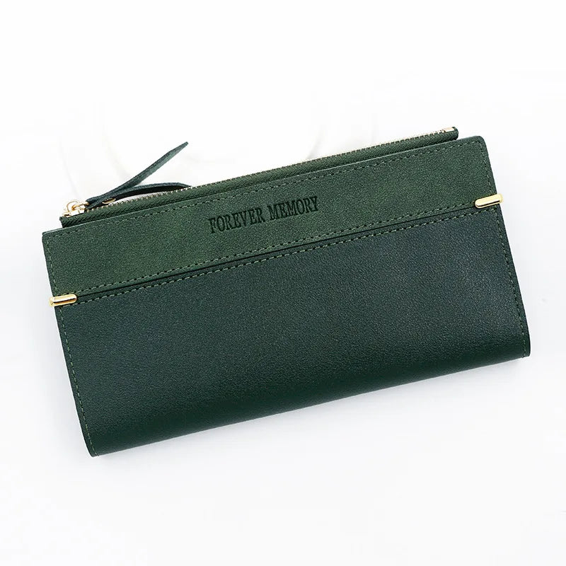 Long Purses For Women Wallet New Fashion Long Coin Purse Card Holder Small Ladies Wallet Female Hasp Mini Clutch billetera bolas Good Vibrations