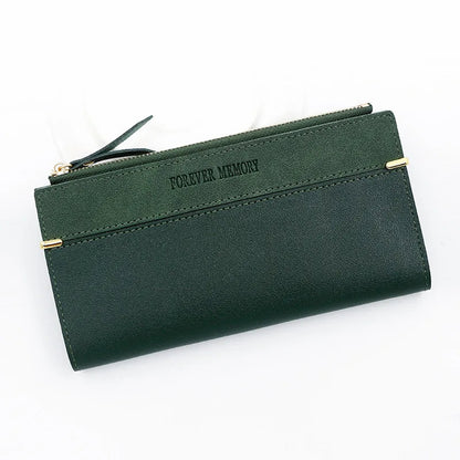 Long Purses For Women Wallet New Fashion Long Coin Purse Card Holder Small Ladies Wallet Female Hasp Mini Clutch billetera bolas Good Vibrations