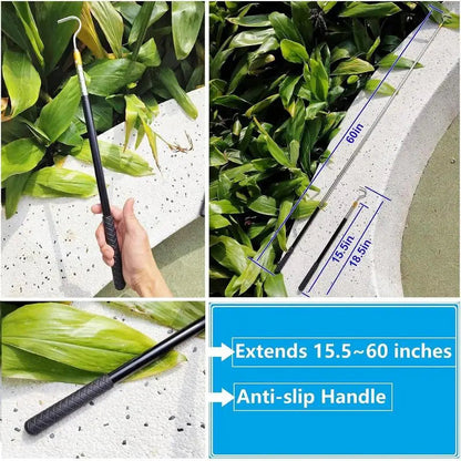 RV Awning Telescopic Pole Metal Pole Retractable RV Awning Opener Multifunctional Pull Rod With Rubber Handle Portable RV Good Vibrations