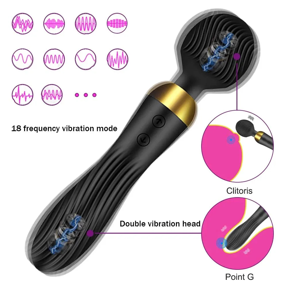 Adult Erotica Products Vibrator AV Magic Wand Female G-spot Massager Vagina Vibrator Masturbation Tools for Women Couple Sex Toy Good Vibrations