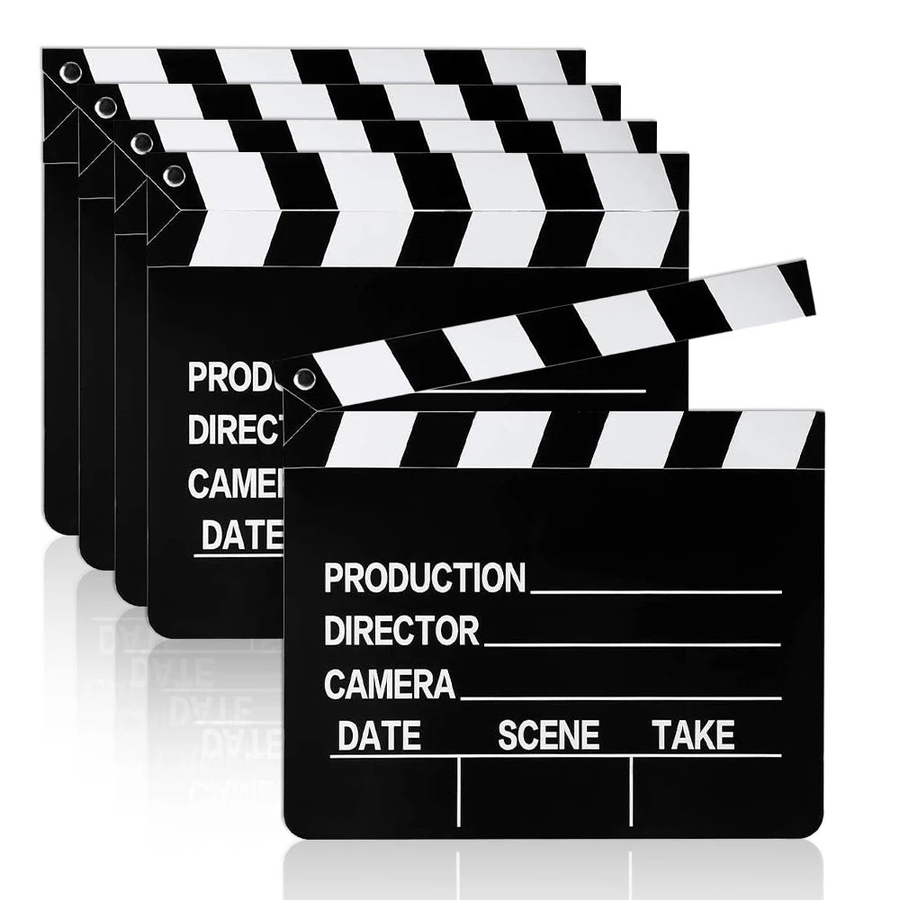 Party Holiday Party Movie Clapboard Movie Card Clapperboard Movie Party Props Game Party Good Vibrations