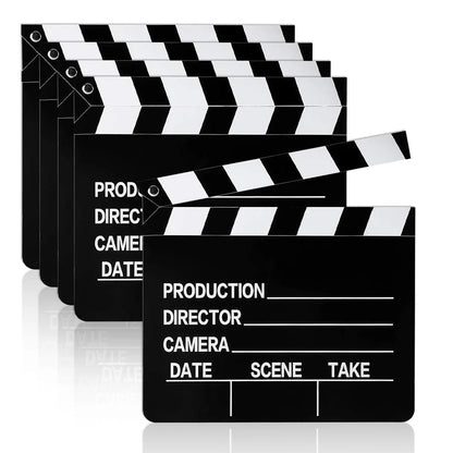 Party Holiday Party Movie Clapboard Movie Card Clapperboard Movie Party Props Game Party Good Vibrations