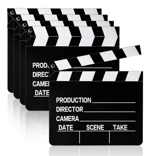 Party Holiday Party Movie Clapboard Movie Card Clapperboard Movie Party Props Game Party Good Vibrations