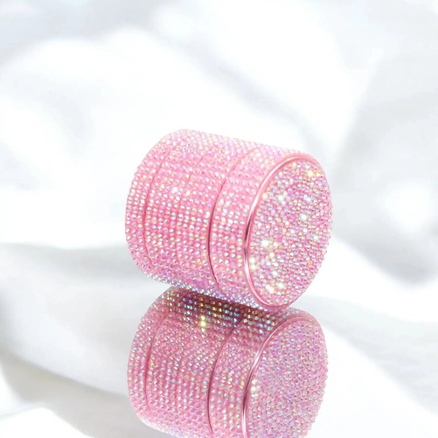 Pink Rhinestone Herb Grinder – 4-Layer Bling Crystal Grinder-40mm Good Vibrations Adult Super Store