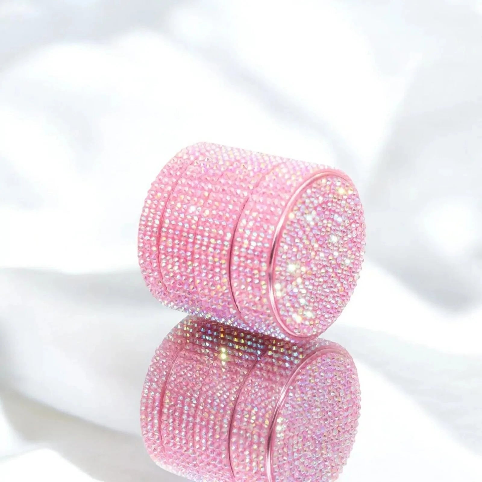 Pink Rhinestone Herb Grinder – 4-Layer Bling Crystal Grinder-40mm Good Vibrations Adult Super Store