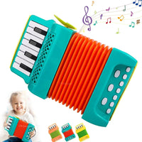 Toddler Accordion Toy - Musical Instrument for Kids, Early Music Exploration Gift for Boys & Girls 3 Years Good Vibrations