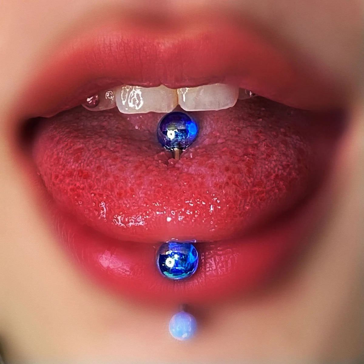 Tongue Nail Fashion Acrylic Tongue Ring Piercing Ear Nipple Rings Wear Lip Retro Stud Earring Puncture Jewelry Good Vibrations