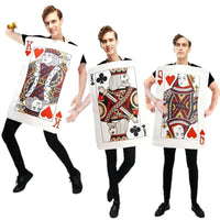 Men and Women Poker Couple Costumes Queen of Hearts King of Clubs King of Hearts Carnival Funny Party Clothes Same Style Good Vibrations