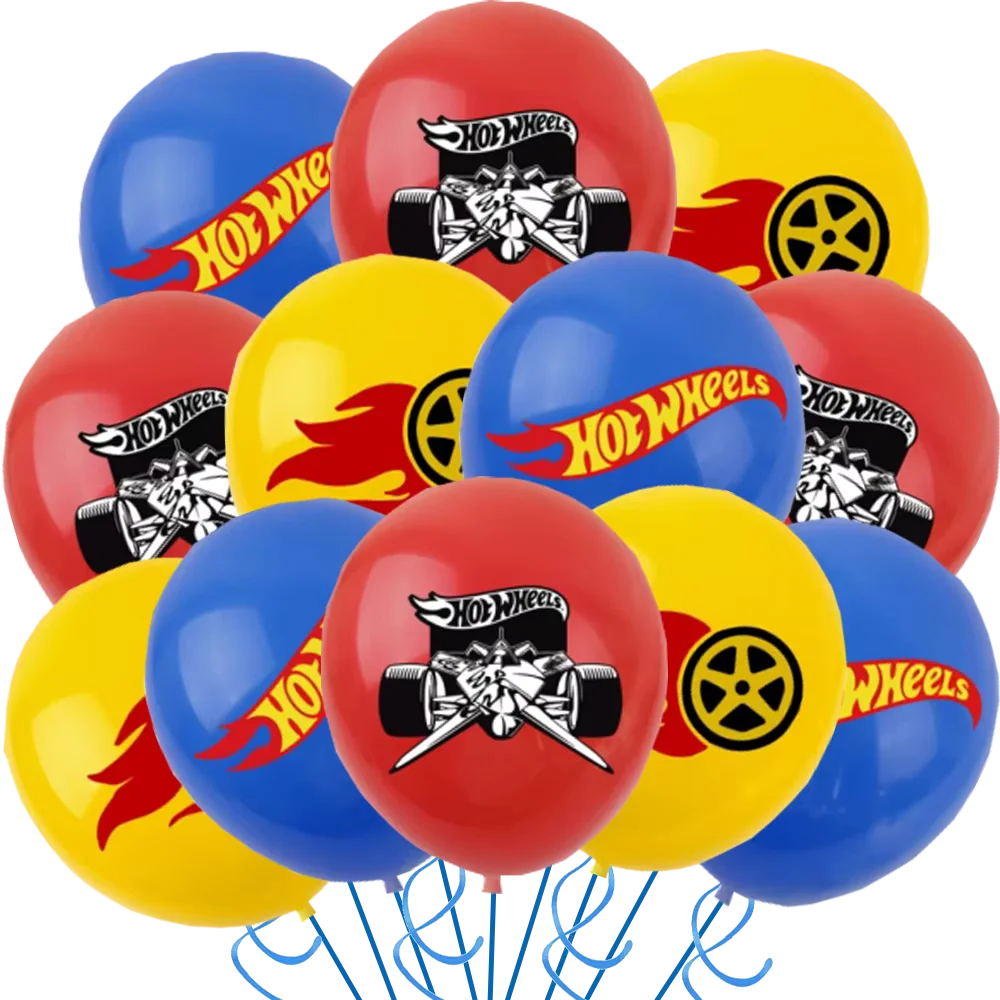Car Kids Birthday Party Decoration Boys Birthday Supplies Paper Cup Plate Cutlery Cars Balloons Cake Flag Party Children's Gifts Good Vibrations