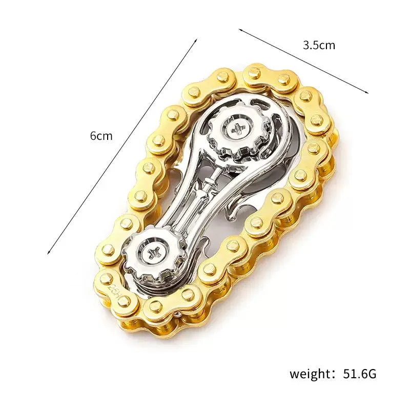 Metal Fidget Spinner Office Desk Toy Stress Relief Gears Hand Spinner for Adults desk decoration home decor Relieve stress relax Good Vibrations