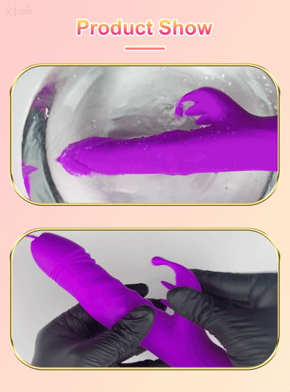 Thrusting Rabbit Vibrator for Women Clitoris G-Spot Stimulator Come and Go Vagina Vibrator Female Masturbator Sex Toy for Women GOOD Vibrations