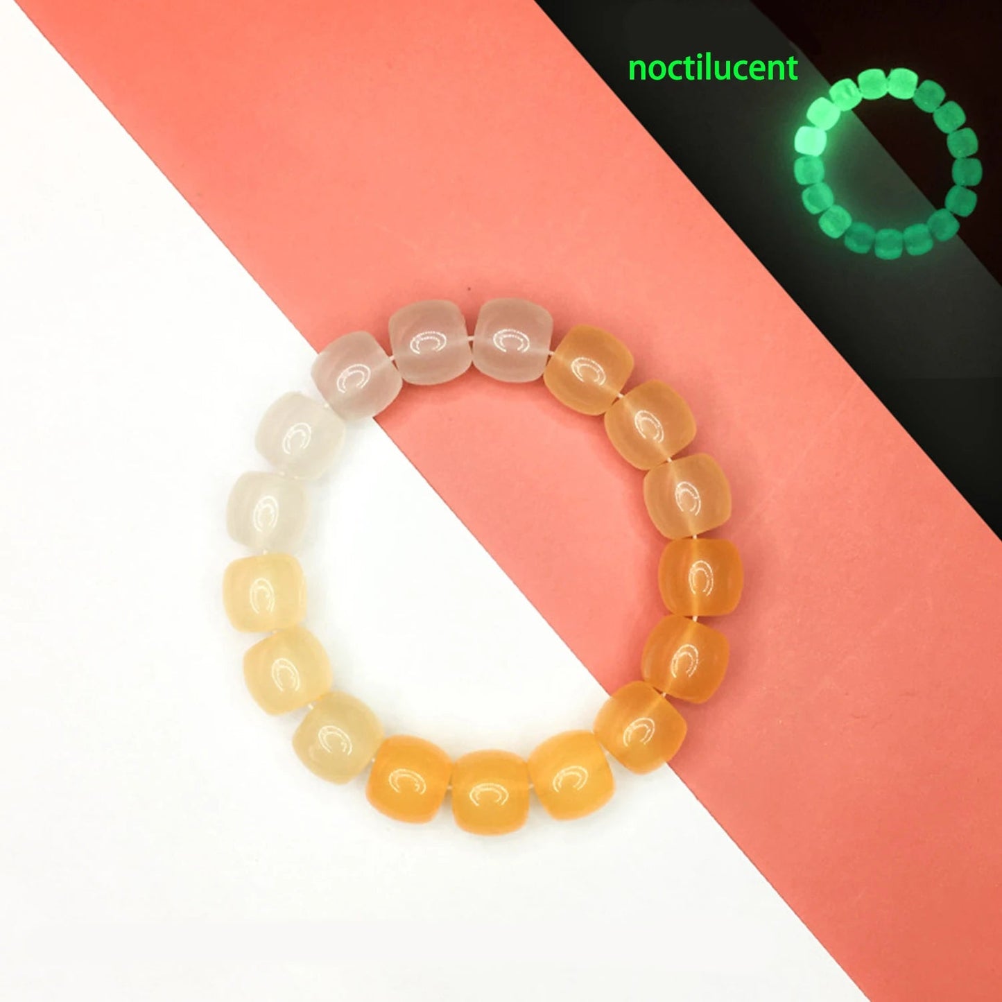 Luminous Bracelets For Women Men Fluorescent Natural Stone Bracelet Night Light Glowing Beads Bangle Fashion Jewelry Couple Gift Good Vibrations