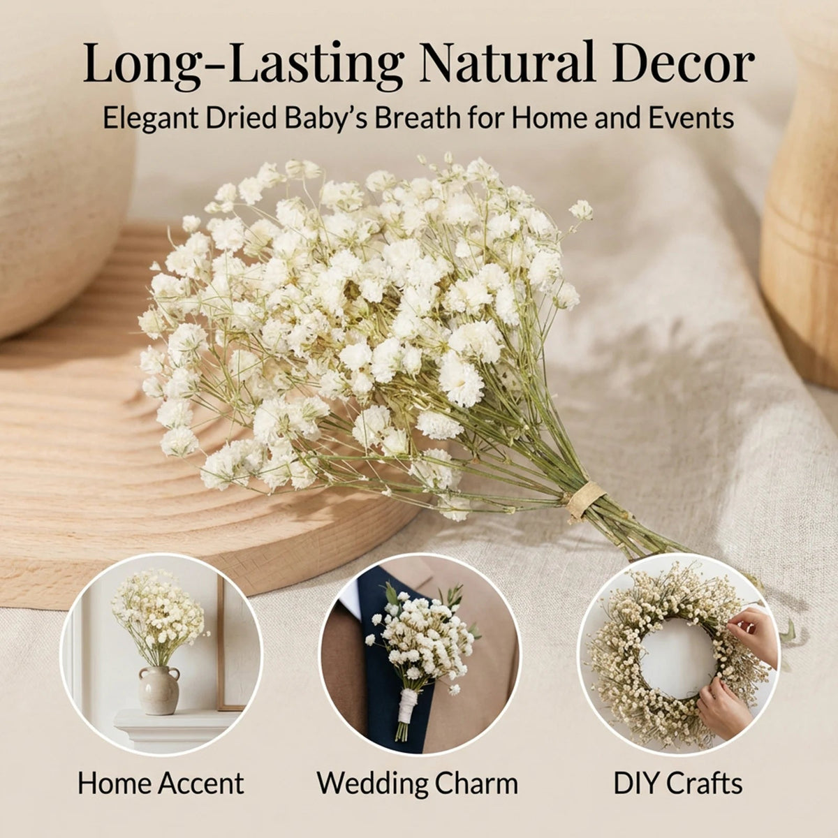 2026 Festival Party Decor Banquet Mini DIY Flower Branch for Halloween Christmas Thanksgiving Day Wedding Party Decorations 1pc Good Vibrations