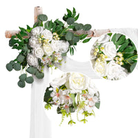 1pc Artificial Flower Decoration Wedding Welcome Card Flower Arch Flower Reception Ceremony Background Decorative Good Vibrations