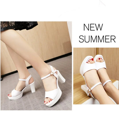 2025  Women Sandals Summer  Female High Heels Dance Shoes Platform Sandal Designer Shoe  Luxury High Quality Good Vibrations