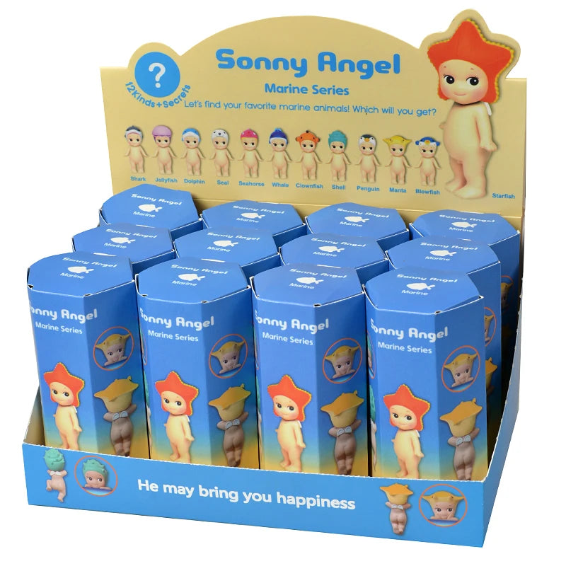 Sonny Angel Animal Blind Box 20th Anniversary Harvest Series Fruit Angel Anime Figures Dolls Toy For Children's Christmas Gift Good Vibrations