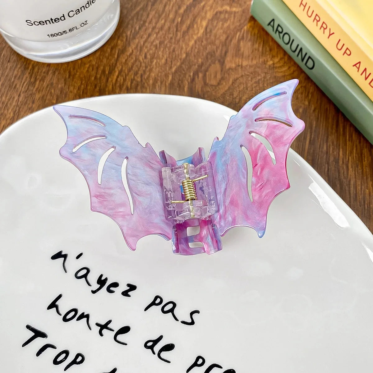 New Halloween Hair Clip Gothic Bat Hair Claws Funny Crab Hair Clip Hair Shark clip Fashion Claw Clip Hair Accessories for Women Good Vibrations