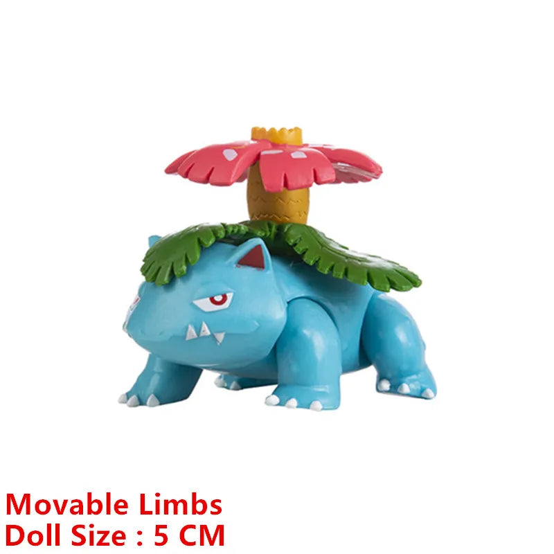 Pokemon Anime Figure Pikachu Eevee Charizard Mewtwo Cartoons Figure Collection Model Pocket Monster Action Toys Kids Birthday Gi Good Vibrations