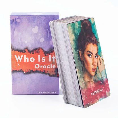 Who Is It Oracle Cards 78 Cards About 10X6cm NO Guide For Family Party High Quality Fortune Telling Divination Tarot Cards Deck Good Vibrations