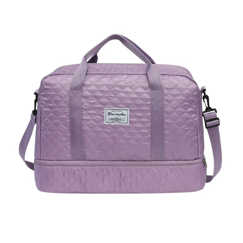 Lightweight Luggage Bag, Large Capacity Travel Duffle Bag Gym Tote Bags, Shoulder Weekender Overnight Bag Good Vibrations