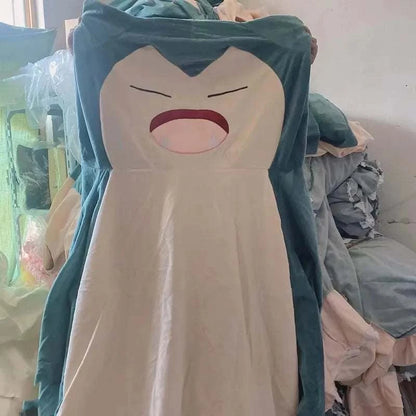 200/150cm Aoger Giant Snorlax Plush Toys Kawaii Soft Snorlax Leather Shell Plushie NO Filling Pillow Gifts For Children Pokemon Good Vibrations Adult Super Store