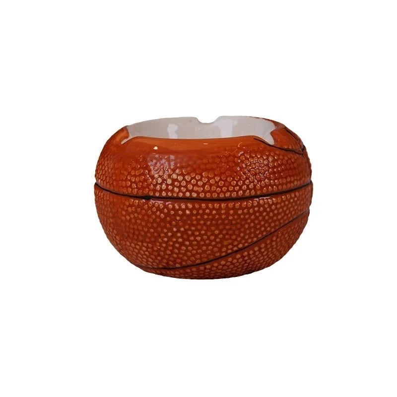 Home decoration,Ashtray,desk accessories,smoking accessoiries,Basketball, football, tennis, golf ball shaped ceramic ashtray Good Vibrations Adult Super Store