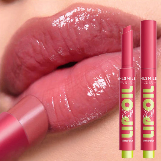 Jelly Solid Lip Gloss Make-up Hydrating Mirror Red Brown Lipstick Clear Moisturizing Lip Tint Nature Nude Lipstick Pen Cosmetics Good Vibrations