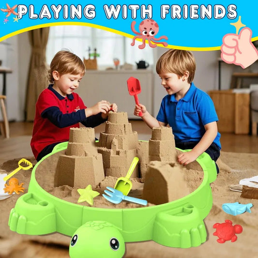 Turtle Beach Toys Sand Tray Combo Set - Christmas/Halloween/Easter/New Year/Thanksgiving Gift Good Vibrations
