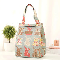 Fashion Insulated Lunch Bags For Men Women Breakfast Box Organizer Waterproof Camping Food Drink Cooler Bag Picnic Travel Good Vibrations