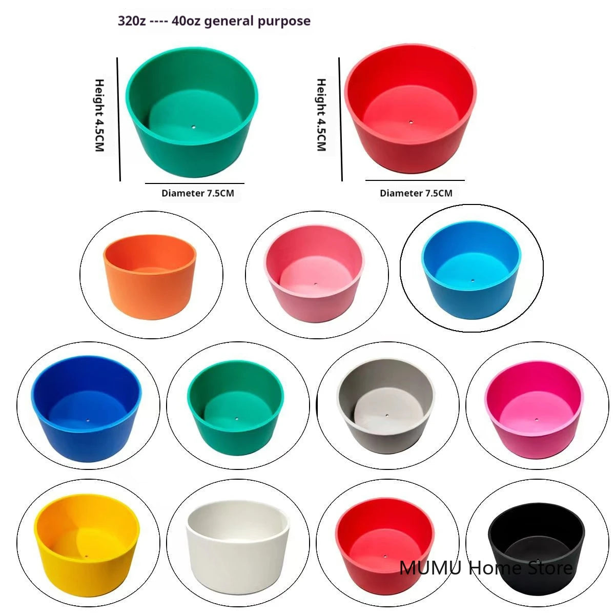 Silicone Insulated Cup Protective Sleeve For 40oz 30oz 20oz Water Bottle Silicone Boot Bottom Sleeve Cover Non-Slip Cup Sleeve Good Vibrations Adult Super Store