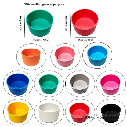 Silicone Insulated Cup Protective Sleeve For 40oz 30oz 20oz Water Bottle Silicone Boot Bottom Sleeve Cover Non-Slip Cup Sleeve Good Vibrations Adult Super Store
