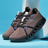 New Running Shoes Men Mesh Lightweight Flat Outdoor Gym Jogging Shoes Comfortable Original Tennis Shoes Cushioning Sneakers Man Good Vibrations