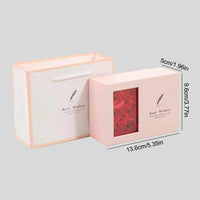 1Set 6 Rose Gift Box Window Jewelry Box Ring Box Necklace Earrings Thanksgiving Valentine Gift Box (No Jewelry) Good Vibrations