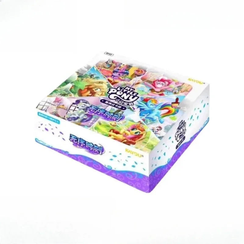 KAYOU Genuine New My Little Pony Friendship Eternal Star Bag 2 Rhythm Moon AR Gilded Decoration OR Collection Card Gift Good Vibrations