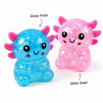 Axolotl-Shaped Party Favors Suitable for Adult Novelty Gifts, Clear Glitter Suitable for Bachelorette Wedding Graduation Birthd Good Vibrations