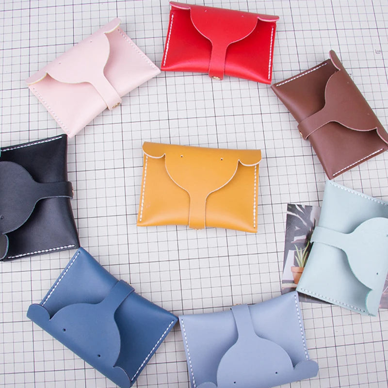 DIY PU Coin Purse Craft Kit Casual Solid Color Cartoon Style Elephant Small Bag Good Vibrations