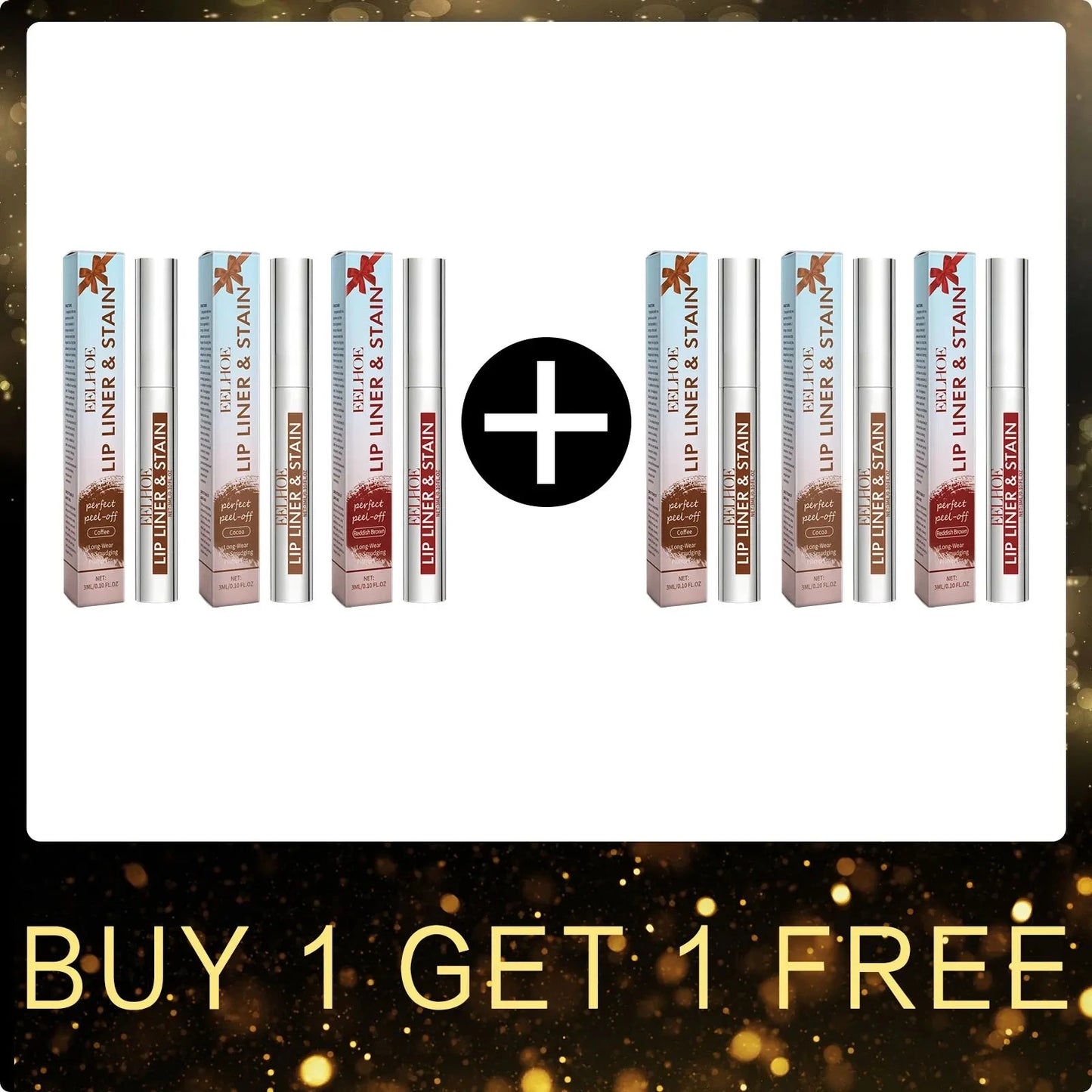 EELHOE Peel off Lip Liner Tattoo 3 Colors Matte Waterproof Non-stick Tear-Off Lip Stain Long Lasting Lip Liner Make up Cosmetics Good Vibrations