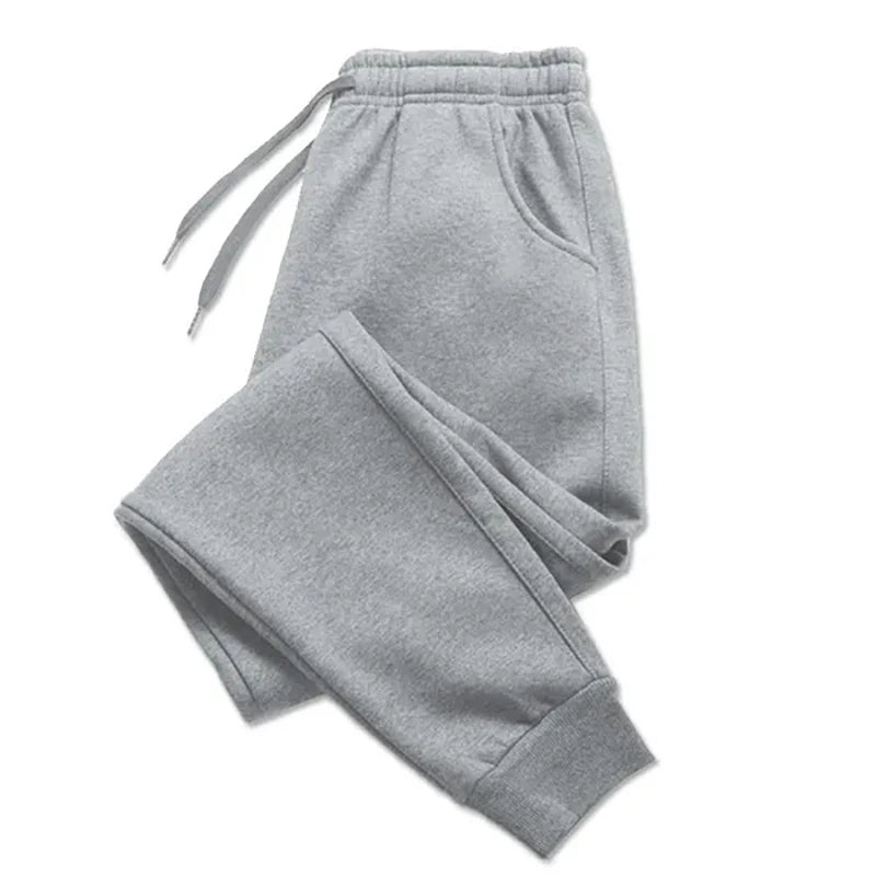 PUAIA Print Men's Pants Autumn/Winter New Sport Jogging Trousers Fitness Loose Fit Clothing Solid Color Outfit Streetwear Pants Good Vibrations