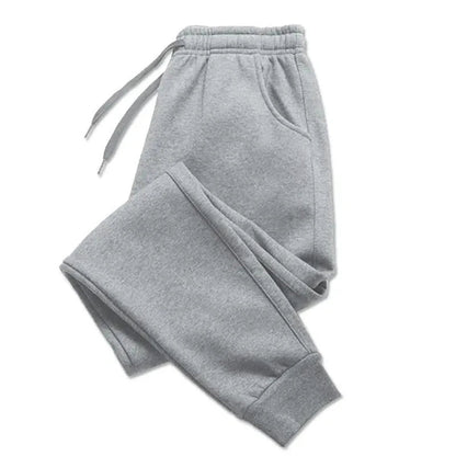 PUAIA Print Men's Pants Autumn/Winter New Sport Jogging Trousers Fitness Loose Fit Clothing Solid Color Outfit Streetwear Pants Good Vibrations