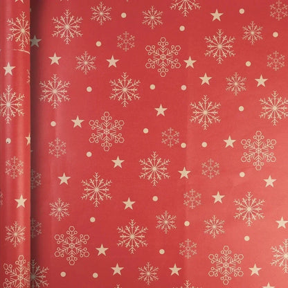 24/1Rolls Christmas Xmas Tree Santa Claus Snowflake Wrapping Paper DIY Craft Gifts Packaging Paper Party Home Decoration Good Vibrations