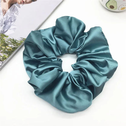 Personalized Bridesmaid Scrunchie Silk Hair Scrunchie Bachelorette Party Gift Bridesmaid Proposal Custom Wedding Gift To Bride Good Vibrations