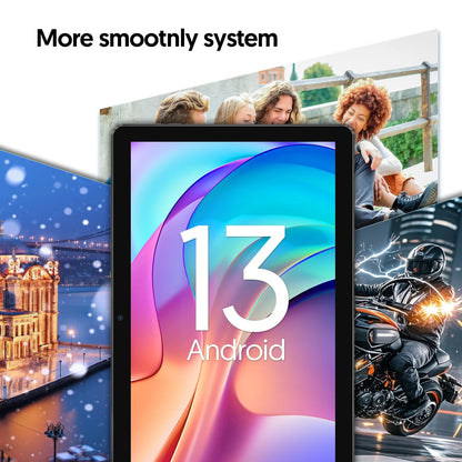 BAKEN new 10-inch Android 13 tablet , quad-core processor, 7GB (3g+4g memory expansion) RAM+64GB ROM, 1TB expansion, 1280x800 IP Good Vibrations