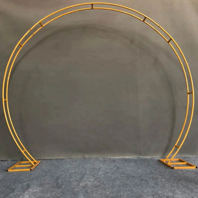 Wedding Flower Backdrop Stand Double Tube Arch Round Frame high quality Suitable for Wedding outside Photocall Background Decor