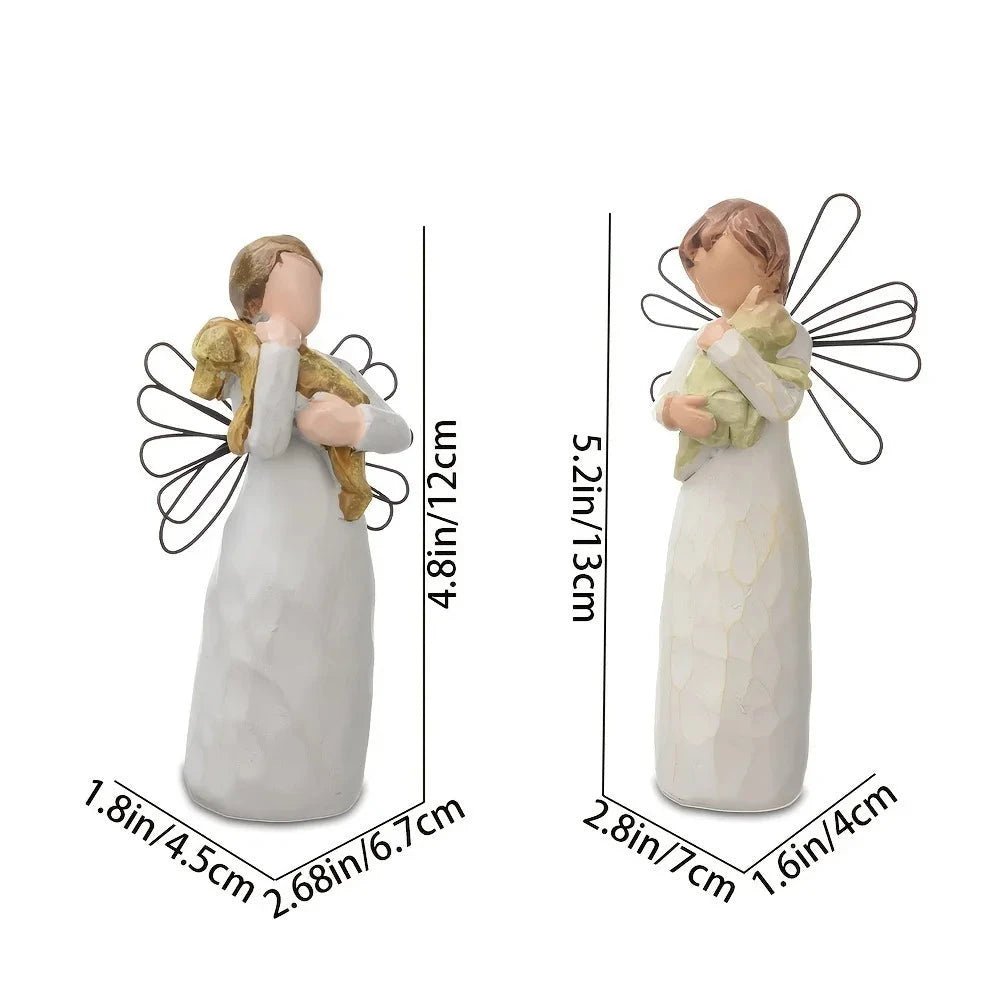 Hug Dog Cat Imitation Wood Carving Resin Handicraft Ornament Pet Parent-child Style Souvenir Craft Gift Home Desktop Decoration Good Vibrations