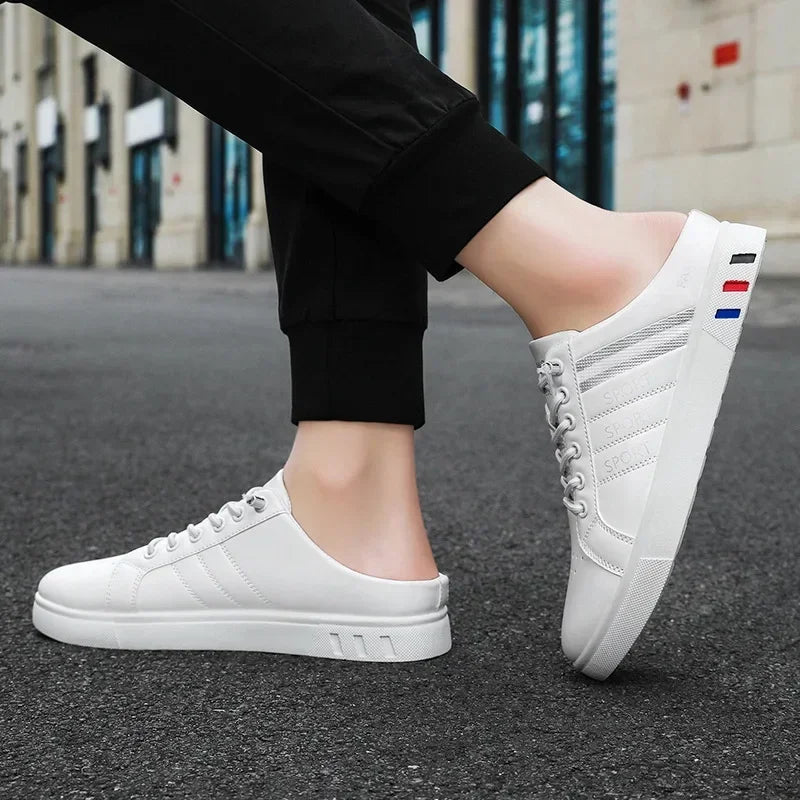 Men's Sneakers Brand Casual Shoes Men Lightweight Comfort Slip on Loafers for Men Breathable Flats Sneakers Men Chaussure Hommes Good Vibrations