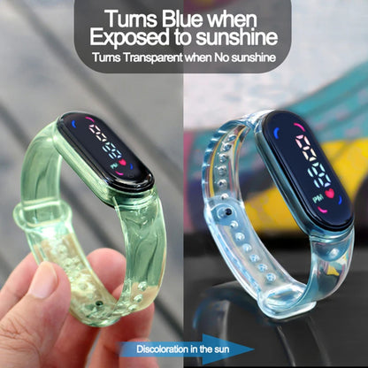 Mario Bros Children's Watches Action Figures Luigi Princess Peach Yoshi Bowser kids Sport Wristband Waterproof Digital Watch Toy Good Vibrations