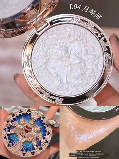 Flower Know Large Gift Box Perfume Dotted Brush Barrettes Lip Mud Good Vibrations