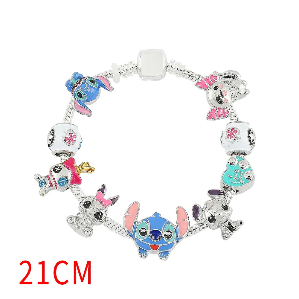 Anime Cartoon Bracelet Creative Diy Alloy Bracelet Jewelry Cute Beads For Men And Women Exquisite Gifts Anime Peripherals Good Vibrations