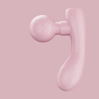 New Mini Fascia Tool Vibrating Fast Rechargeable Dual Head Both Portable Muscle Relaxation Full Body Universal Massage Artifact Good Vibrations