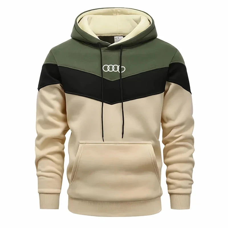 Men's Clothing Casual Sweatshirt Suit Sweatshirts for Men Daily Tricolor Hoodies Hot High Quality 2024 Sports Tracksuit Jogging Good Vibrations